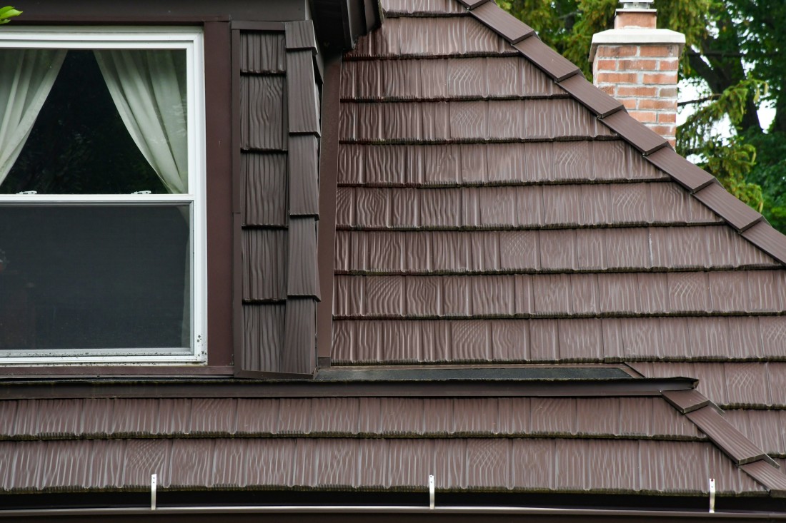 Metal Roofing close up 