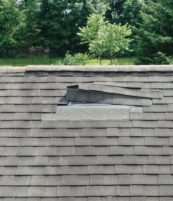 damaged roof systems