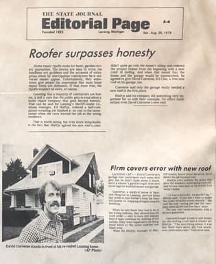 About Sherriff Goslin Roofing Battle Creek - Sherriff Goslin Company - timeline-1970